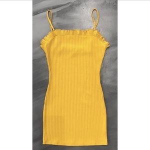 Yellow Mini Dress